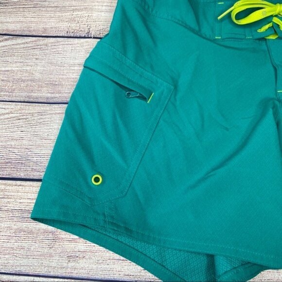 Athleta Drawstring Athletic Shorts Size 2 - Picture 3 of 6
